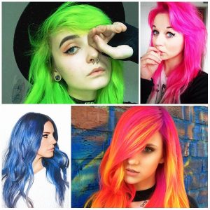 why a teenager dyes her hair